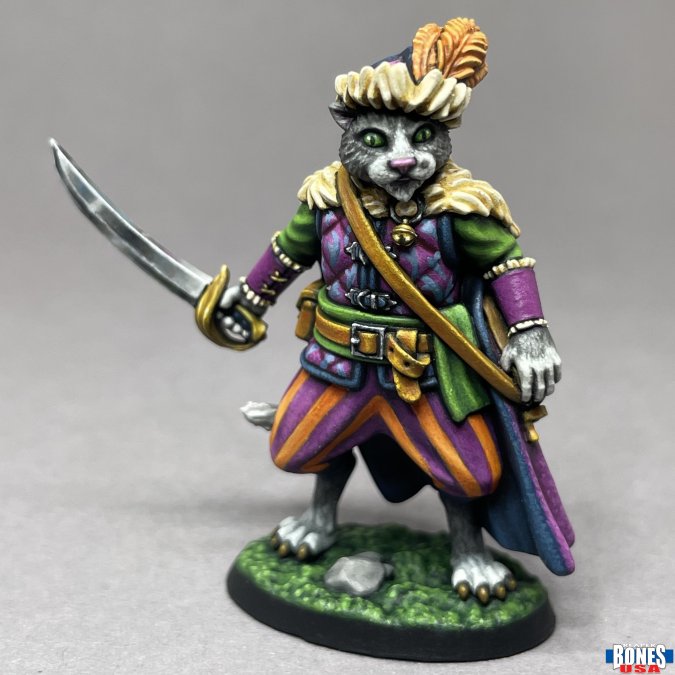 Reaper 30132 Gerard, Catfolk Bard