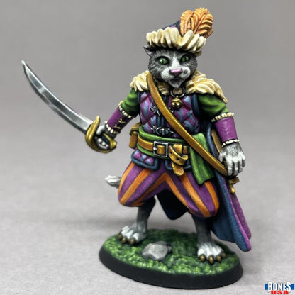 Reaper 30132 Gerard, Catfolk Bard