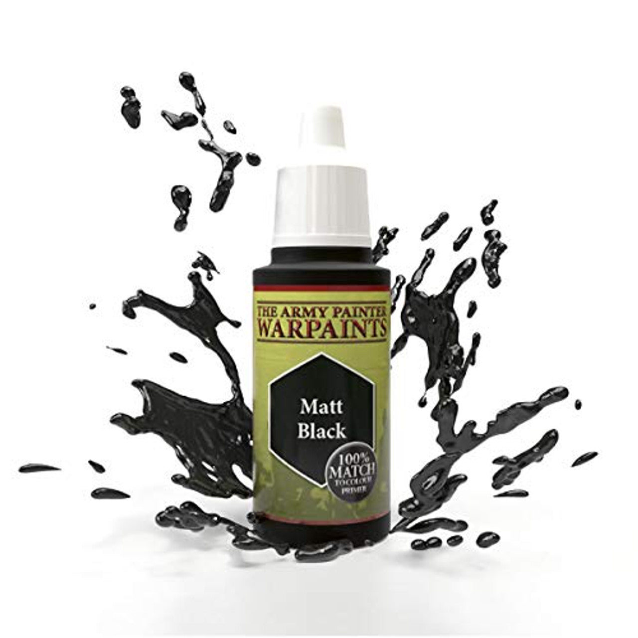 Army Paints - Warpaints: Acrylic: Matt Black 18ml