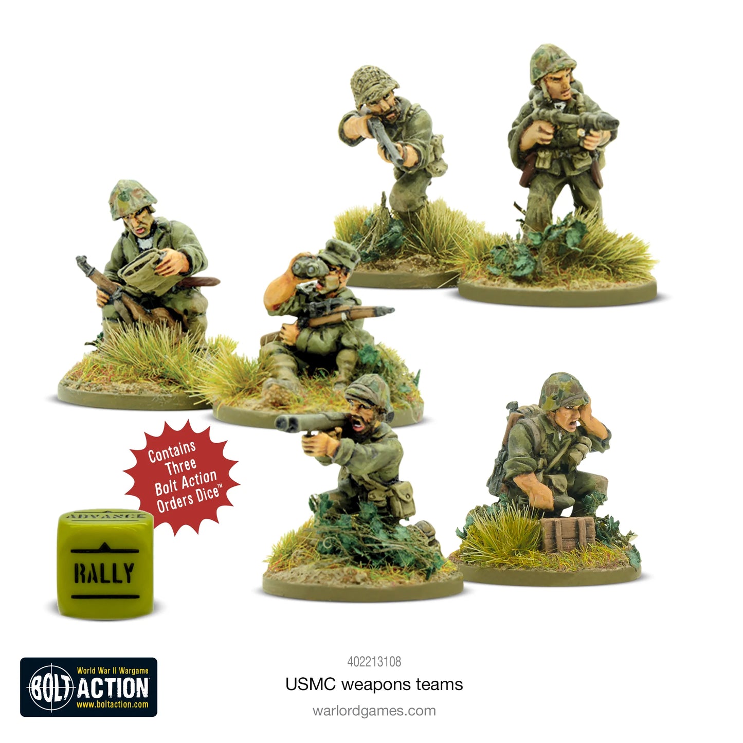 Bolt Action: US Marines Weapons Team