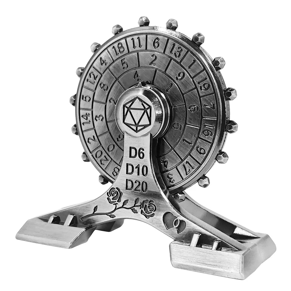 TwoFaad - Silver Ferris Wheel Metal Dice