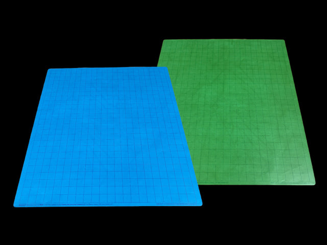 Factory-Second Battlemat™ 1" Reversible Blue-Green Squares