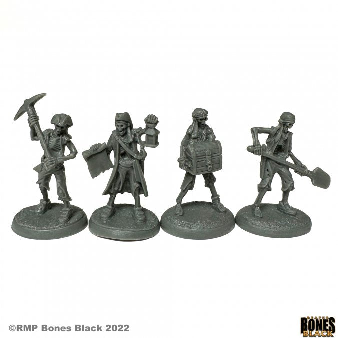 Reaper 44174 Skeletal Treasure Crew (4)