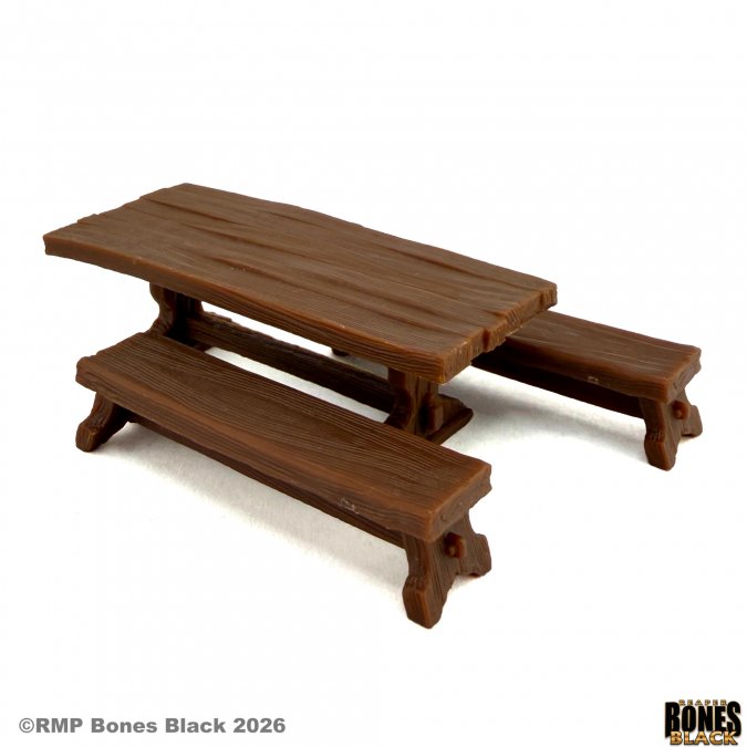 Reaper 44329 Table and Benches (2)