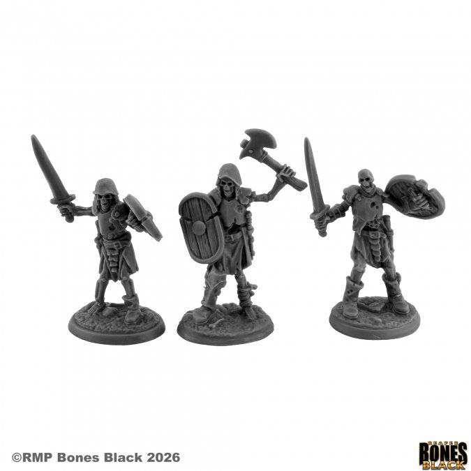 Reaper 44373 Gravewatch Warriors (3) Skeletal Warriors