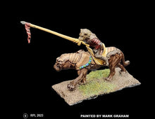 Ral Partha 53-0161/48-0761: Gnoll Warcat Cavalry [rider and mount]