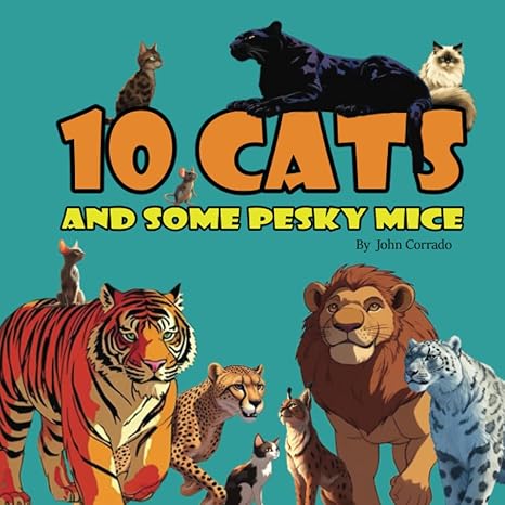 10 Cats and Some Pesky Mice