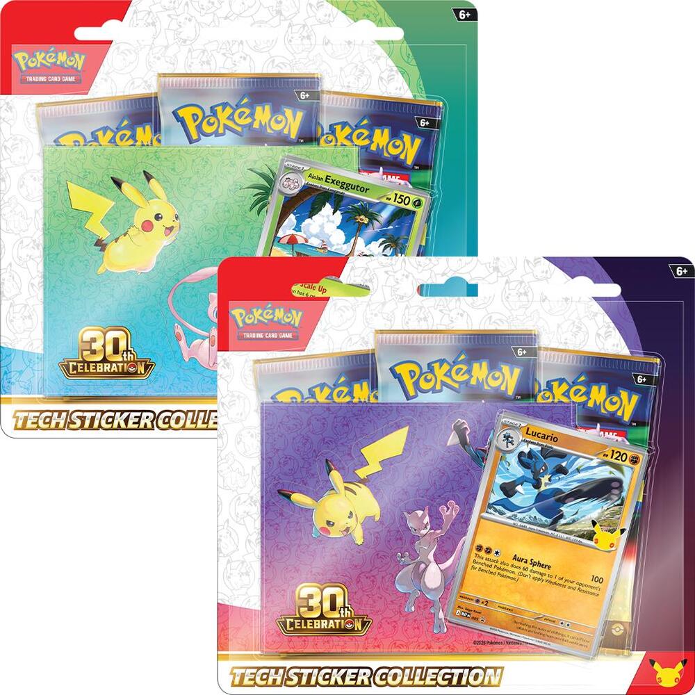 Pokémon TCG: 30th Celebration Tech Sticker Collection