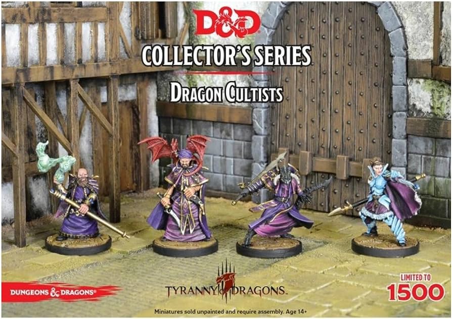D&D: Miniatures Collector's Series: Dragon Cultists GF9 71034 - Limited Edition