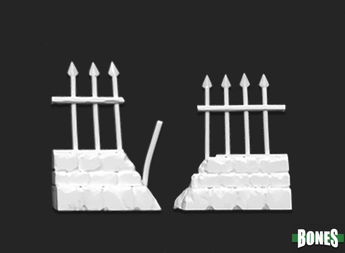 Reaper 77528 Graveyard Ruined Fences (2)