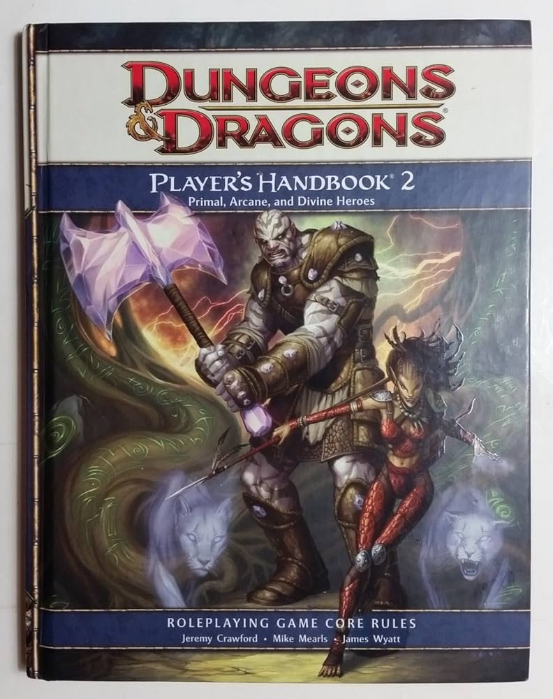 4E Player's Handbook 2: Primal, Arcane, and Divine Heroes