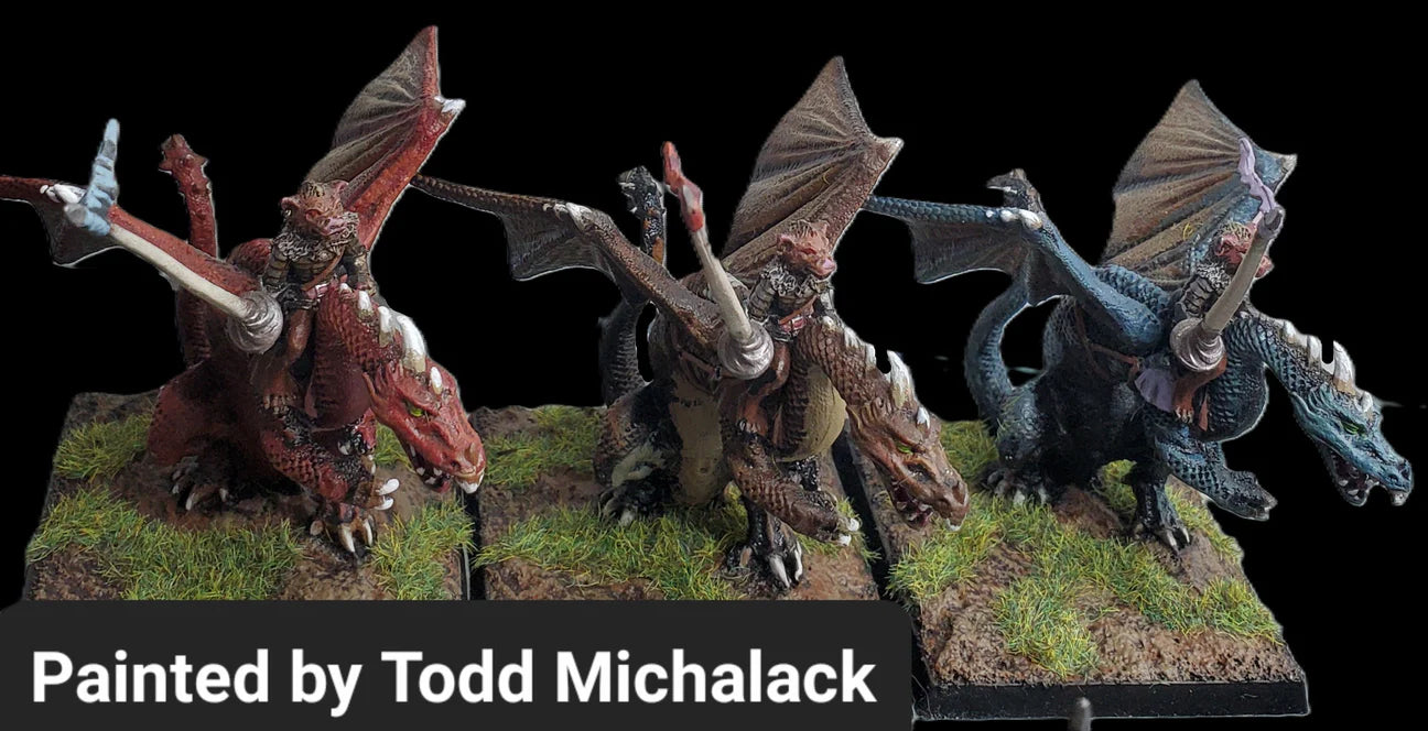 Ral Partha 98-9171: Gnoll Dragon Cavalry [3]