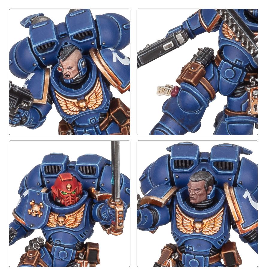 Warhammer 40k: Space Marines: Assault Intercessors with Jump Packs