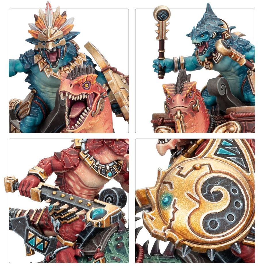 Warhammer AoS: Seraphon: Aggradon Lancers