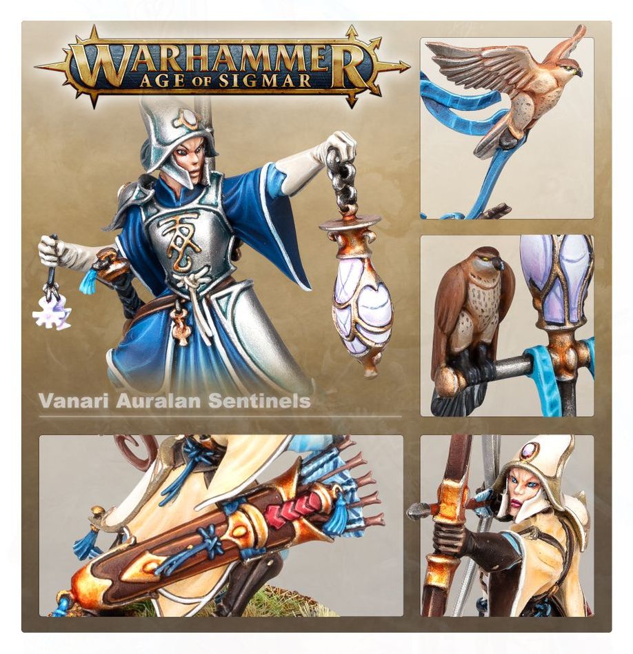 Warhammer AoS: Lumineth: Vanari Auralan Sentinels