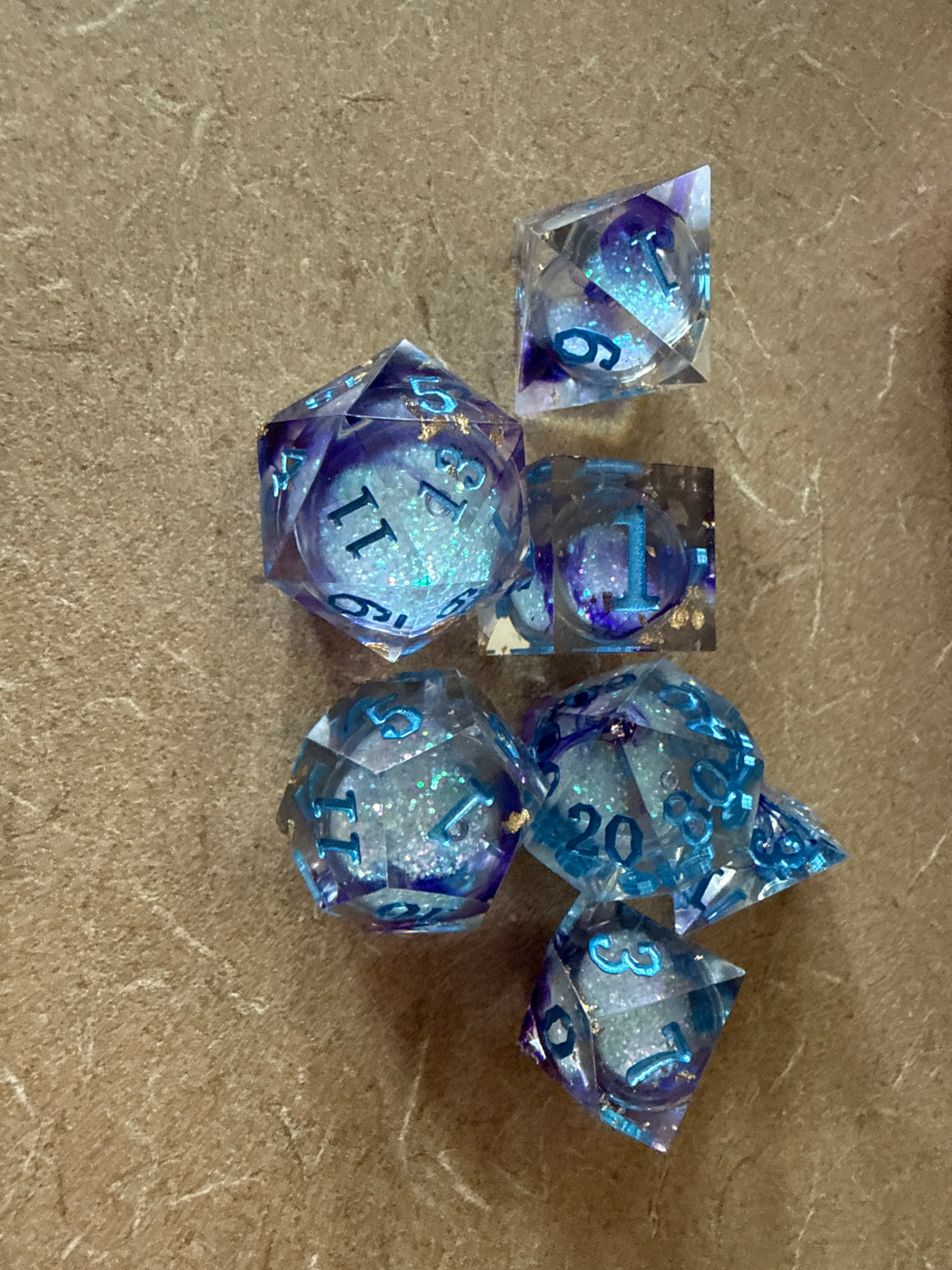 TwoFaad - Purple Mist 7-Set Liquid Core Purple w/ Gold Flake
