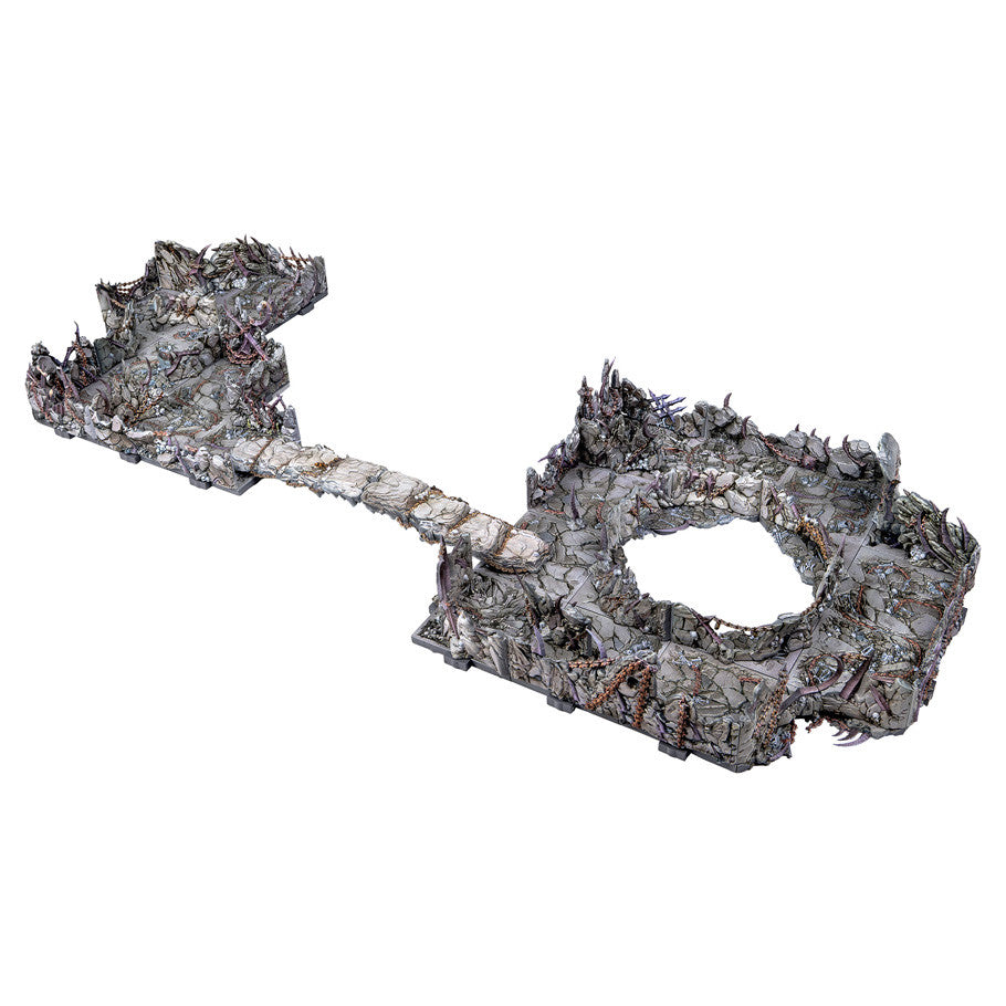 Dungeons & Lasers: Demonic Caves Pre-Painted Prismacast Terrain