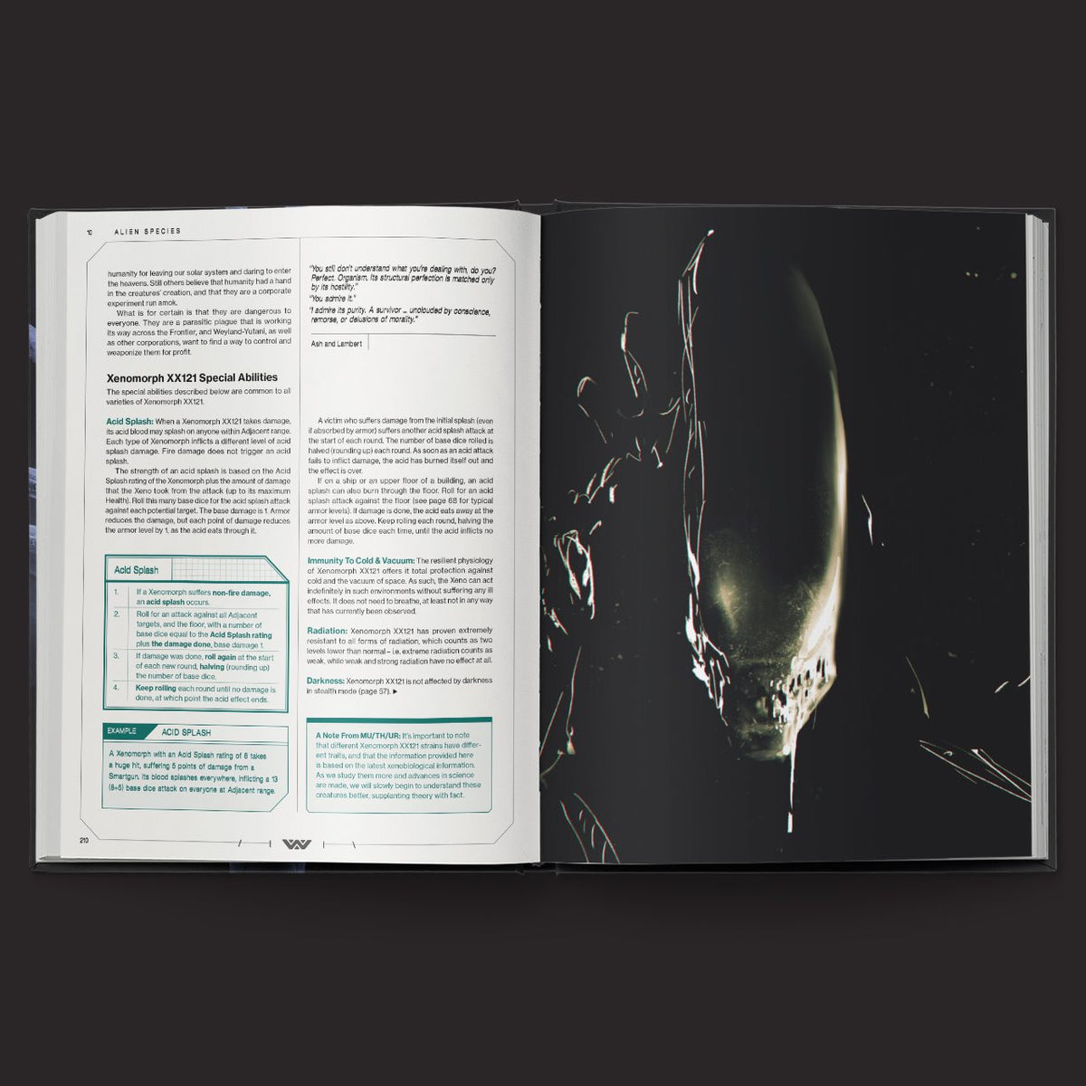 ALIEN RPG: Evolved Edition Core Rulebook