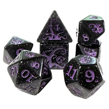 Black Oak Workshop - Black Death - Tentacles - Void Beast 7 Set of Dice