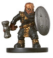 Prepainted Mini - Gold Dwarf Soldier Underdark