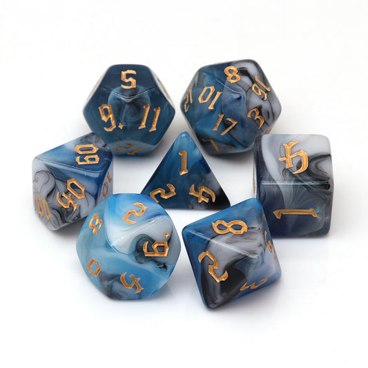 Will O'Wisp Dice w/ Gold Numbers