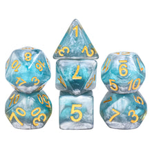 TwoFAAD - Gelatinous Cube Dice w/ Black Numbers