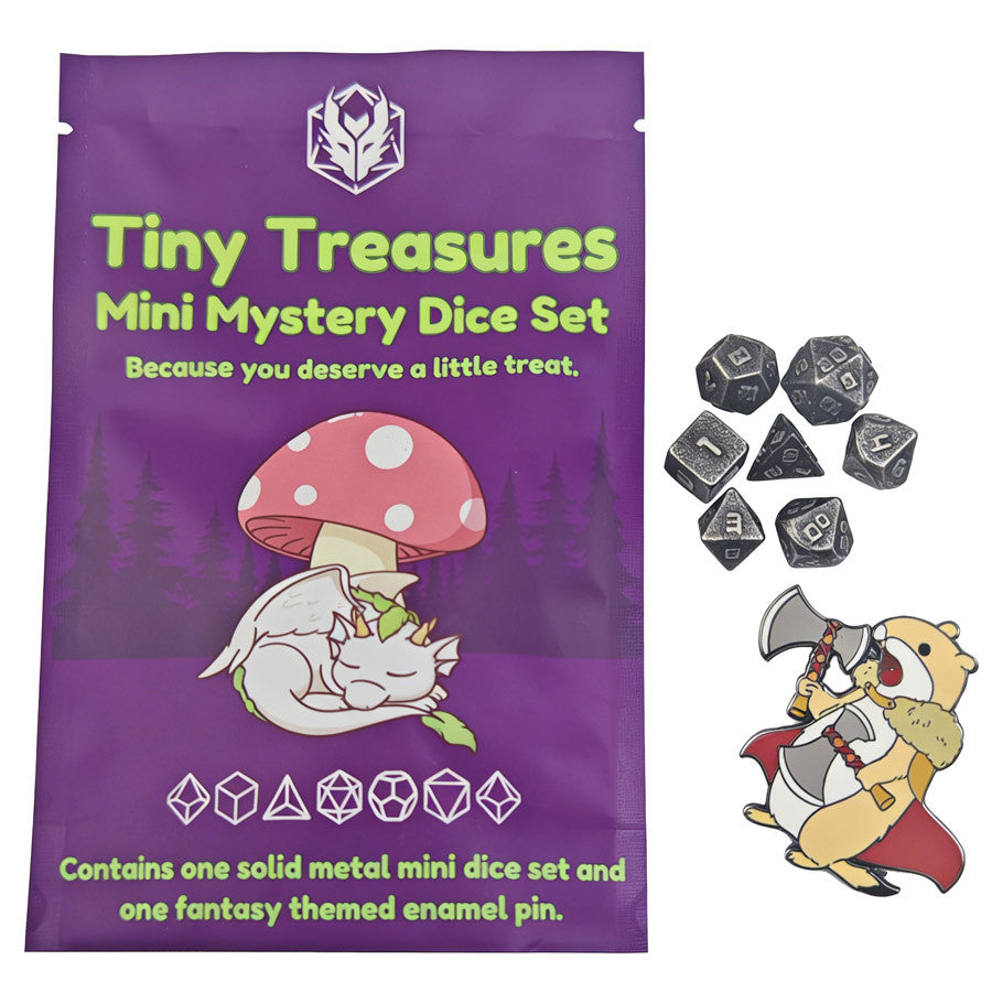 Tiny Treasures 7-Set Mystery 10mm Matching + Enamel Pin