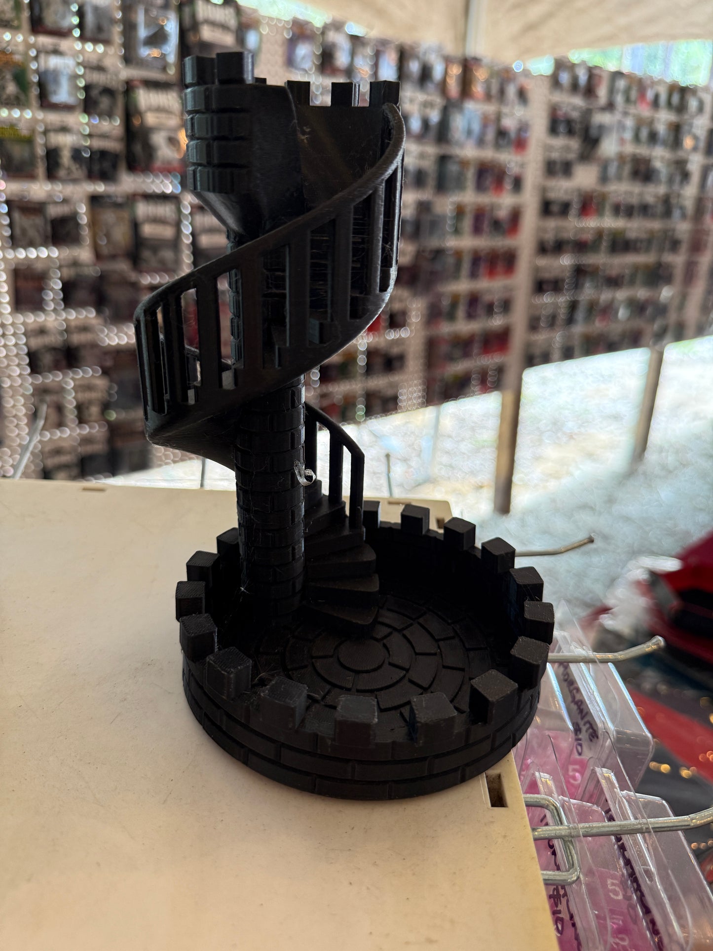Spiral Staircase Dice Tower