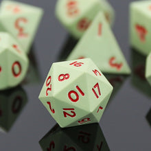 TwoFaad - Cyan Mini Metal 7 Dice Piece set