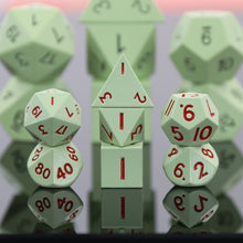 TwoFaad - Cyan Mini Metal 7 Dice Piece set