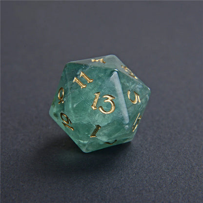 TwoFaad - Green Fluorite Semi-Precious Gemstone