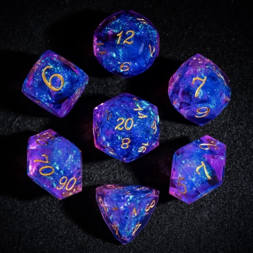 TwoFaad - Thoglororus Purple Multifaceted Sharp Edge Dice