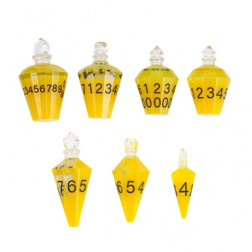 TwoFaad - Speed Potion Bottle Yellow 7- Piece Dice Set