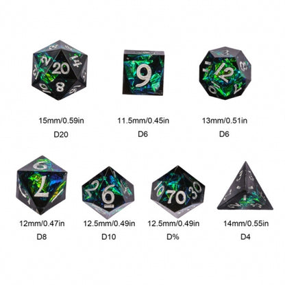 TwoFaad - Nagini Black & Green Mini 7- Piece Set
