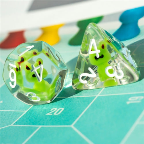 TwoFaad - Frog 7- Piece Dice Set