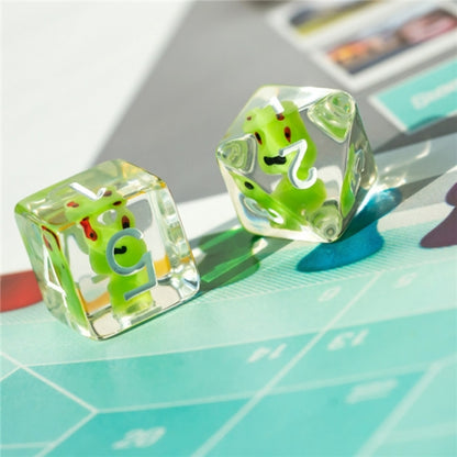 TwoFaad - Frog 7- Piece Dice Set