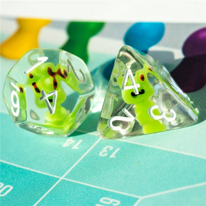 TwoFaad - Frog 7- Piece Dice Set