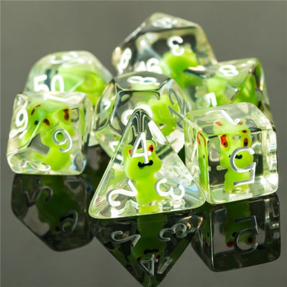 TwoFaad - Frog 7- Piece Dice Set
