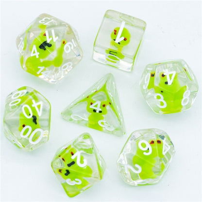 TwoFaad - Frog 7- Piece Dice Set