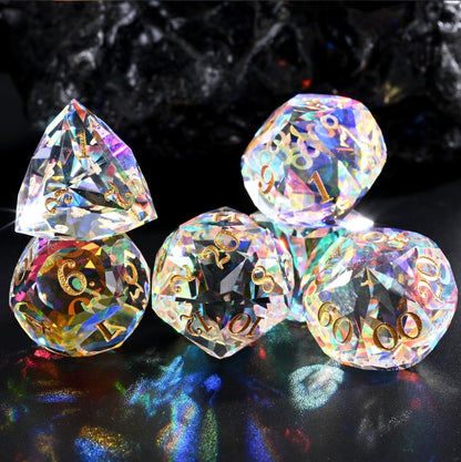 TwoFaad - Glass Prism Multi-faceted Semi-Precious Gemstone