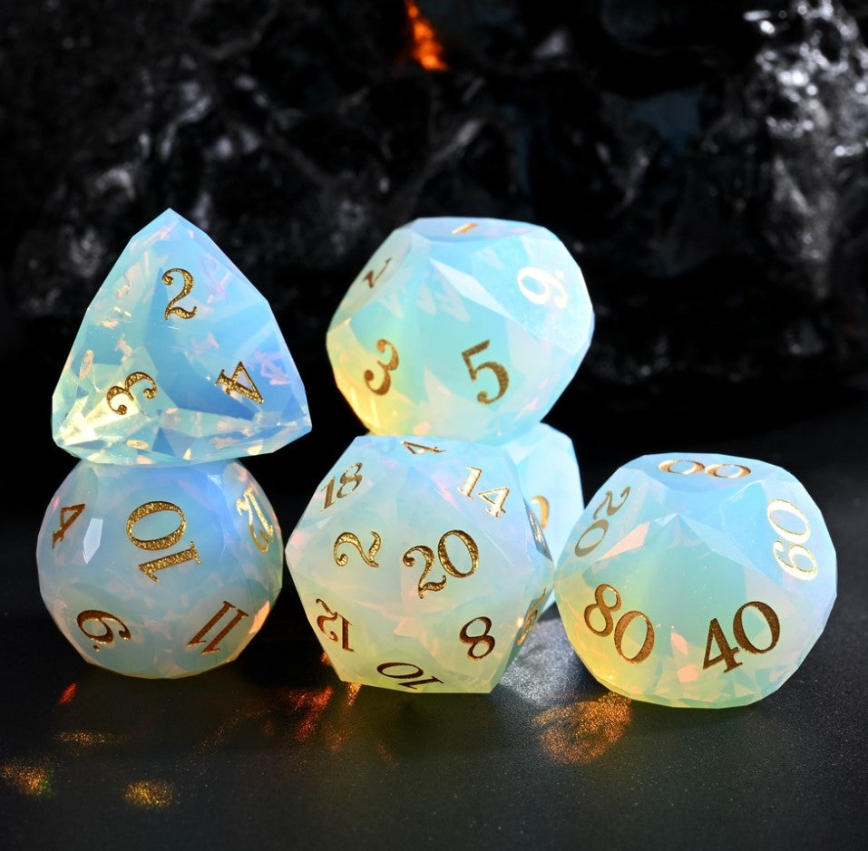 TwoFaad - Opalite Multi-faceted Semi-Precious Gemstone