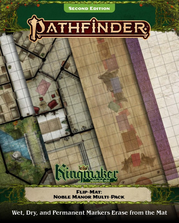 Pathfinder 2E Flipmat: Kingmaker Noble Manor Multi-Pack