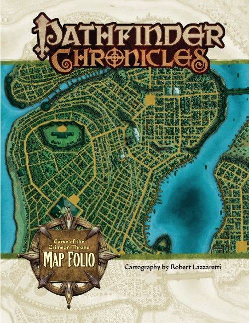 Pathfinder 1E Chronicles: Curse of the Crimson Throne Map Folio