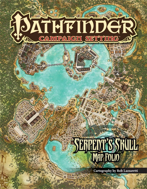 Pathfinder 1E Campaign Setting: Serpent's Skull Poster Map Folio