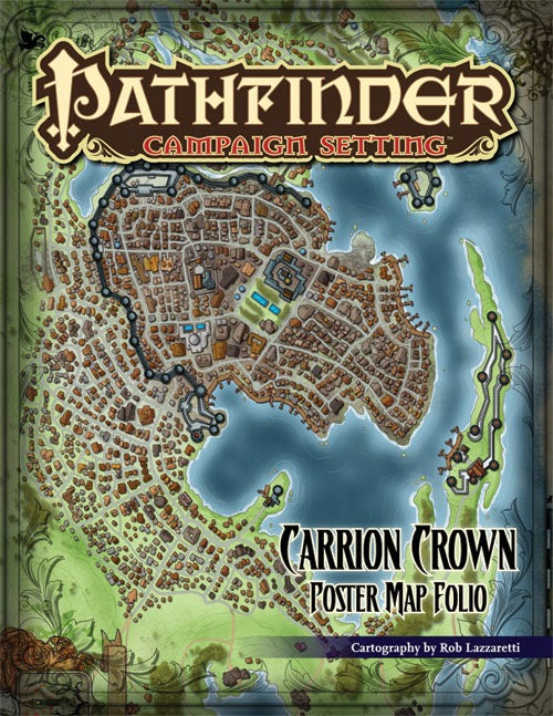 Pathfinder 1E Campaign Setting: Carrion Crown Poster Map Folio