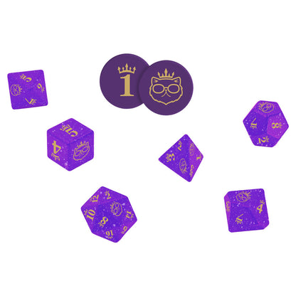 Dungeon Crawler Carl RPG: Princess Donut’s Enchanted Crown of the Sepsis Whore Dice Set