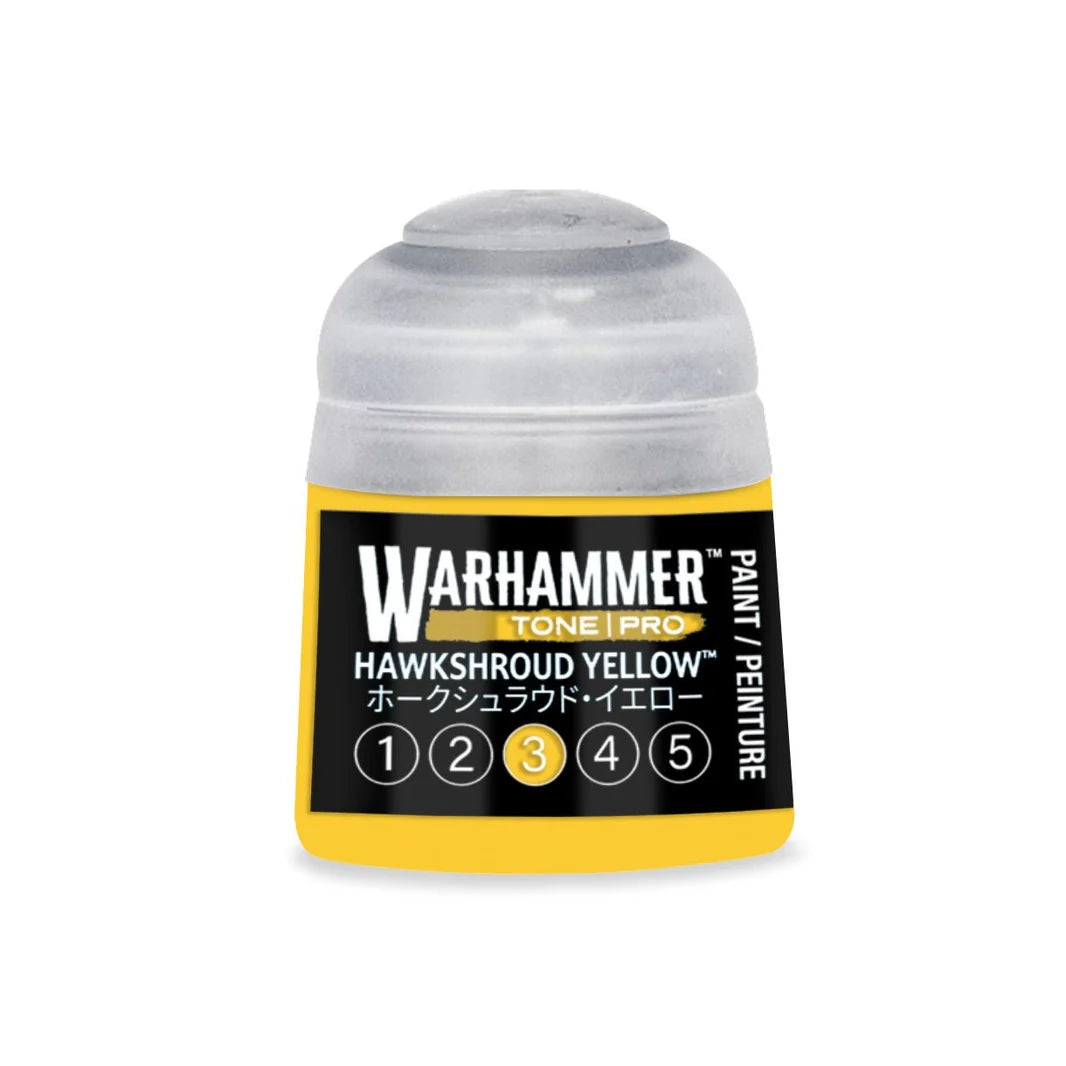 Citadel Paint: Tone Pro: Hawkshroud Yellow 3
