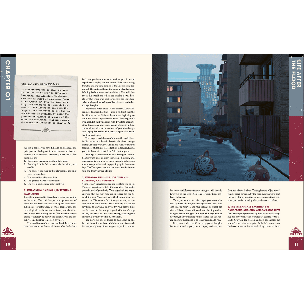 Tales From The Loop RPG: Things From the Flood Core Rulebook