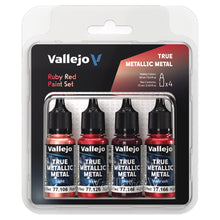 True Metallic Metal: Ruby Red Color Set (4)