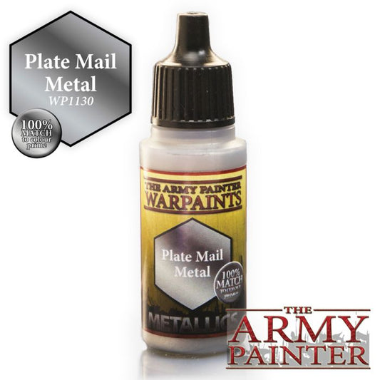 Army Paints - Warpaints: Metallic: Plate Mail Metal 18ml